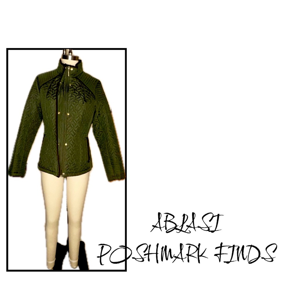 Quilted Olive Green Women's Jacket